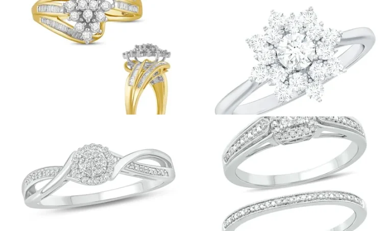 best diamond cluster ring for women