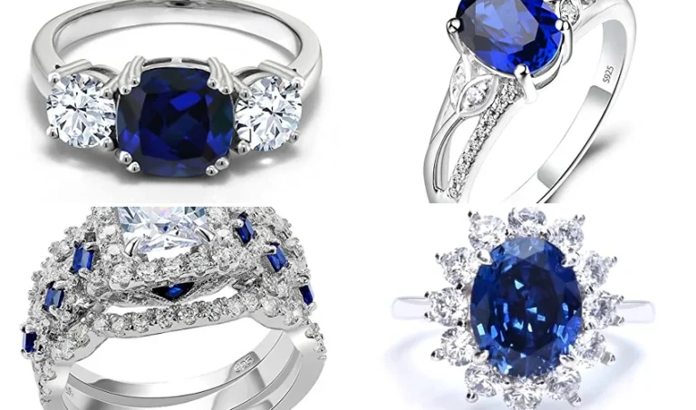 best engagement ring with sapphire