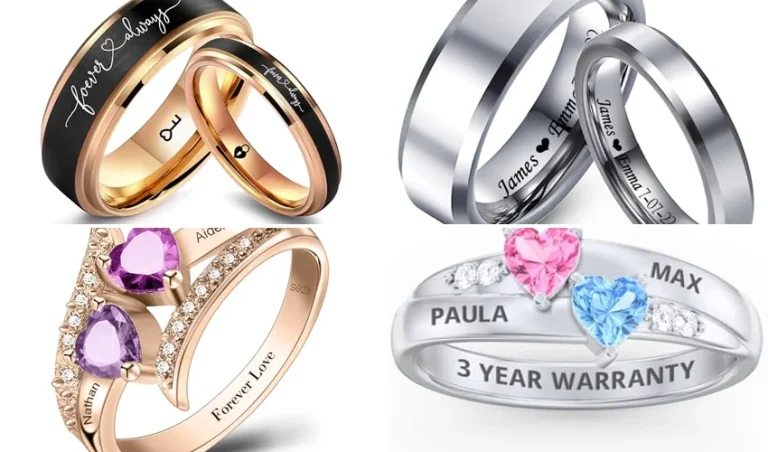best engraved promise ring