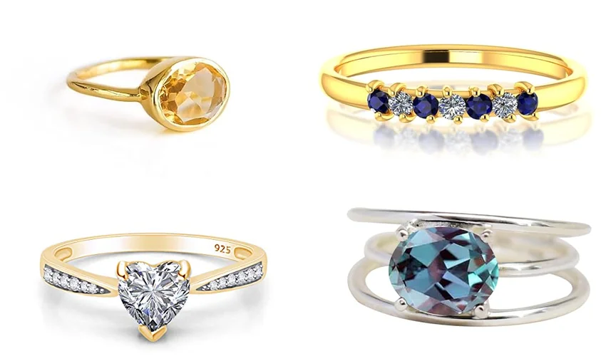 best gemstone stackable ring