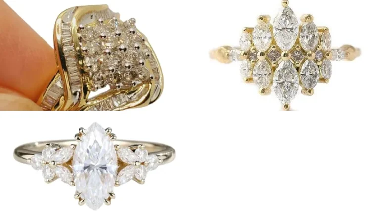 best gold cluster ring under 200