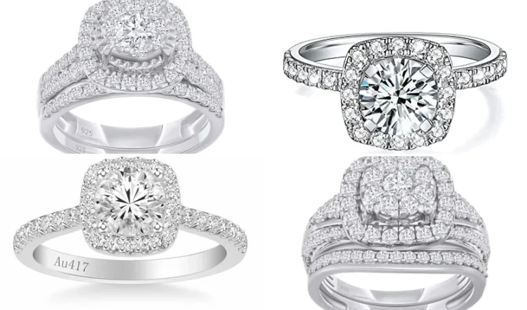 best gold halo ring for weddings