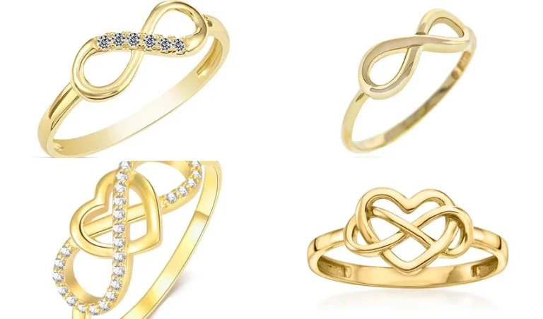 best gold infinity ring for women