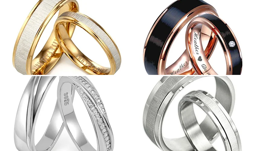best matching wedding ring set for couples