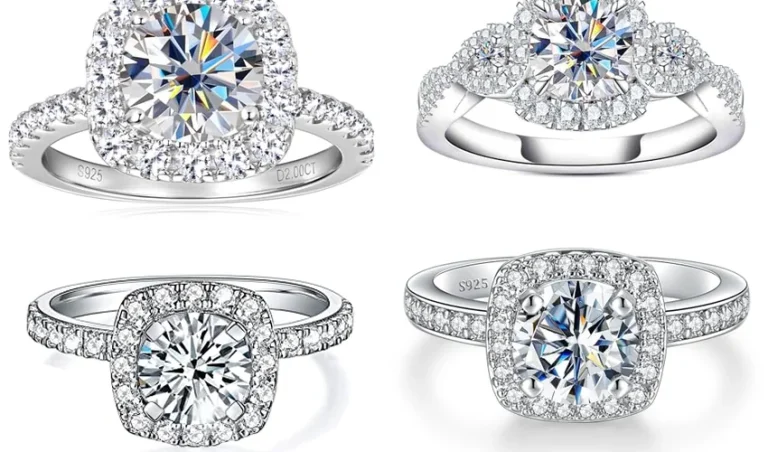 best moissanite halo ring