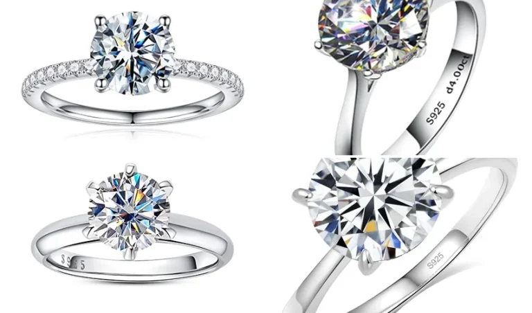 best moissanite solitaire ring