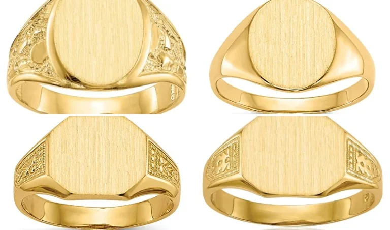 best monogram signet ring