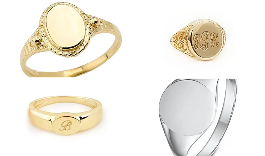 best oval signet ring