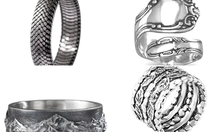 best oxidized silver ring