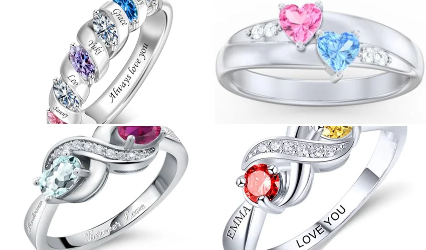best personalized birthstone ring