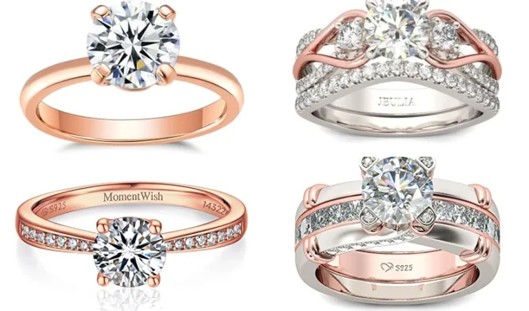 best rose gold engagement ring