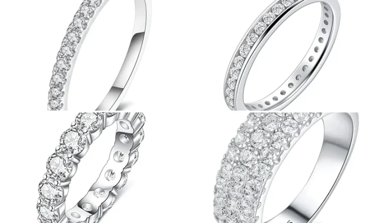 best silver eternity ring for everyday wear