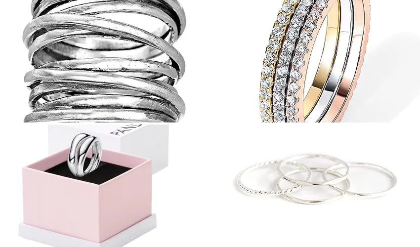 best silver ring for stacking