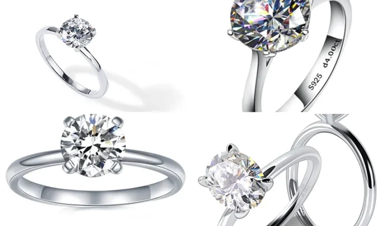 best silver solitaire ring