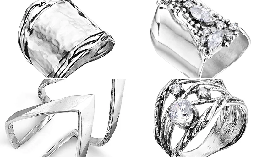 best silver statement ring for women