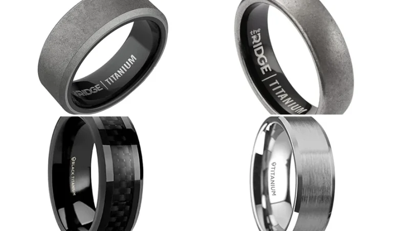 best titanium contemporary ring