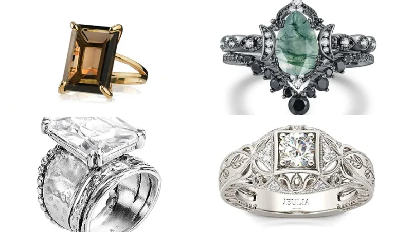 best vintage cocktail ring with gemstones