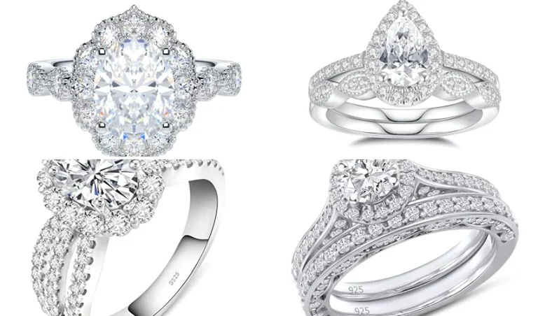 best vintage halo ring