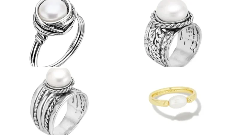best vintage pearl ring