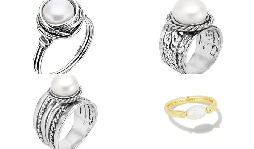 best vintage pearl ring