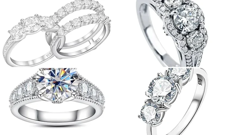 best vintage three stone ring